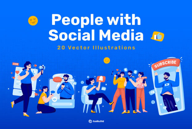 Social Media Illustrations